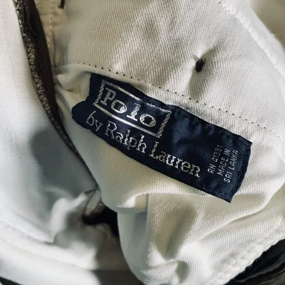 Vintage Polo Ralph Lauren Pants Mens 40x30 Brown Corduroy Prospect Classic NEW